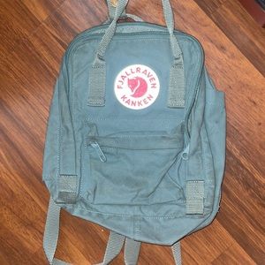 fjallraven kanken mini blue backpack